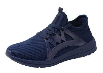 Mesh Lightweight Running Shoes Casual Breathable Athletic Tennis Walking Sneaker Blue